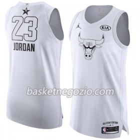 Canotte Uomo Chicago Bulls Michael Jordan 23 2018 All Star Jordan Brand Bianco Swingman